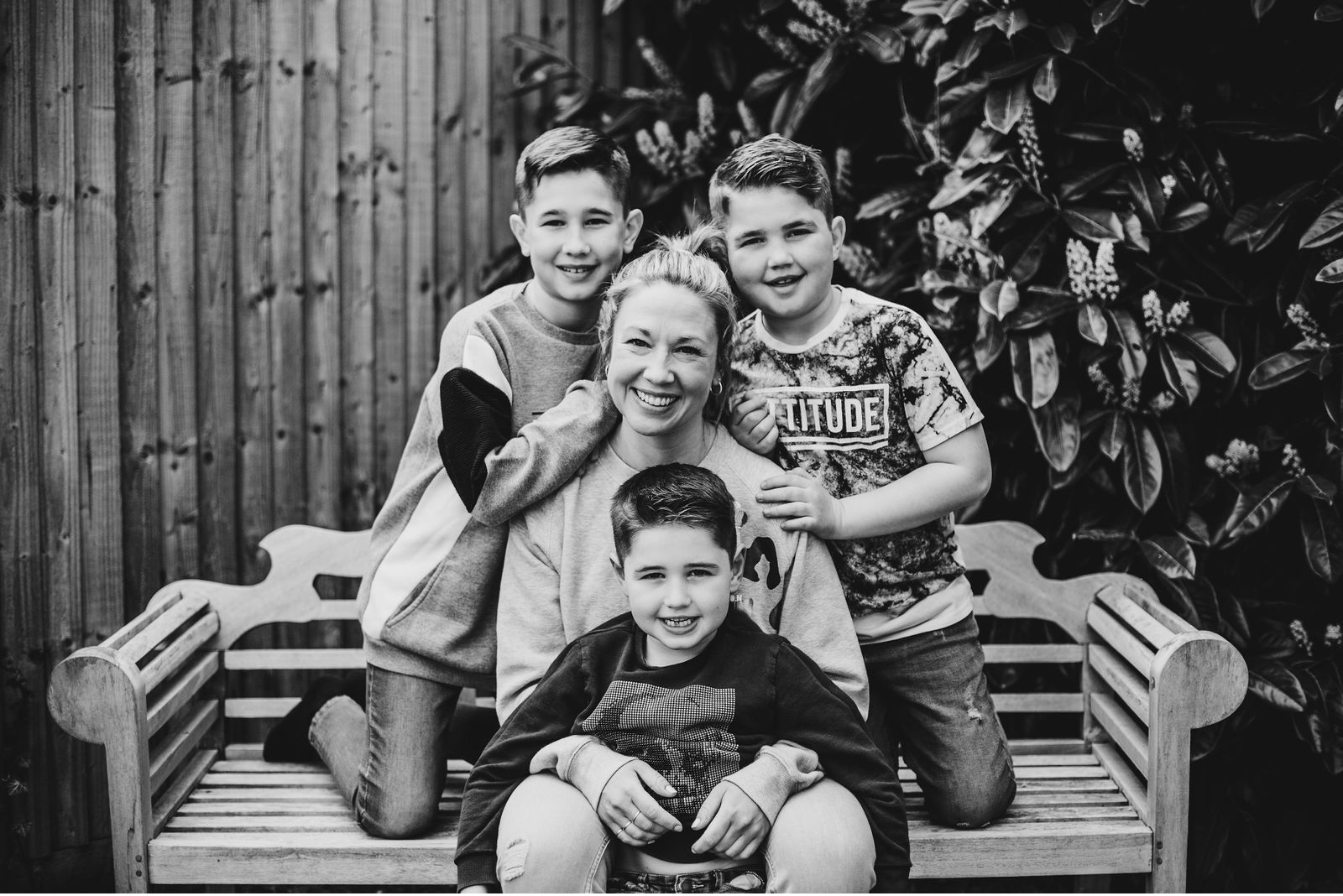 Lindsey with her family